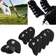 10 Pcs Golf Club Iron Head Covers | https://www.bestnamebadges.com