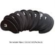 10 Pcs Golf Club Iron Head Covers | https://www.bestnamebadges.com