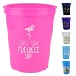 16 Oz. Smooth Wall Plastic Stadium Cup | https://www.bestnamebadges.com