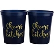 16 Oz. Smooth Wall Plastic Stadium Cup | https://www.bestnamebadges.com