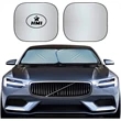 2-Piece Car Windshield Sun Shade | https://www.bestnamebadges.com