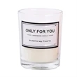 Natural Soy Wax Candle In Glass Jar | https://www.bestnamebadges.com