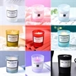 Natural Soy Wax Candle In Glass Jar | https://www.bestnamebadges.com