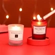 Natural Soy Wax Candle In Glass Jar | https://www.bestnamebadges.com