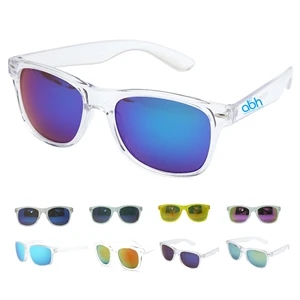 Crystalline Mirrored Malibu Sunglasses