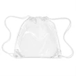 Clear Drawstring Backpack | https://www.bestnamebadges.com