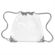 Clear Drawstring Backpack | https://www.bestnamebadges.com