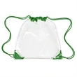 Clear Drawstring Backpack (Ocean) | https://www.bestnamebadges.com