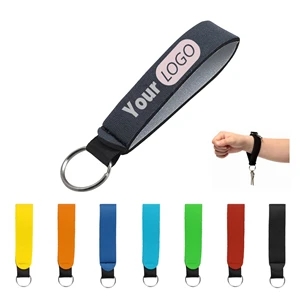 Neoprene Wristband Key Chain
