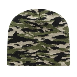 Cap America Vintage Tiger Camo Beanie | https://www.bestnamebadges.com