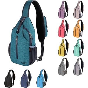 Crossbody Sling Bag Travel Hiking Chest Daypack