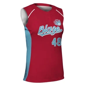 Girl's Juice 2-Button Sleeveless Jersey