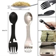 Multifunctional Camping Cookware Spoon Fork Bottle Opener | https://www.bestnamebadges.com