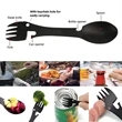 Multifunctional Camping Cookware Spoon Fork Bottle Opener | https://www.bestnamebadges.com