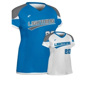 Women's Single-Ply Reversible V-Neck Short Sleeve
