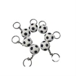 Soccer Shaped Keychains Silicone Keyring | https://www.bestnamebadges.com