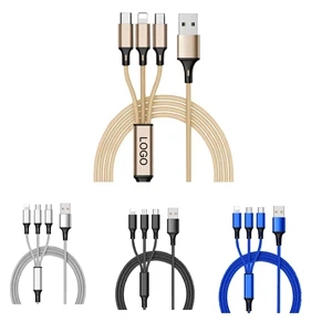 The Zendy 3-in-1 Charging USB Cable