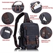 Canvas Messenger Shoulder Bag | https://www.bestnamebadges.com