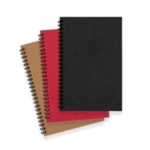 A5 Kraft Paper Cover Spiral Notebook