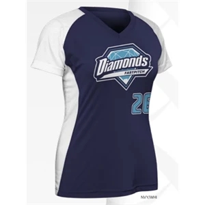 Girl's Infinite V-Neck Short Sleeve Jersey