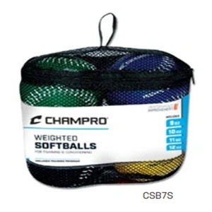 Weighted Training Softball Set - 4 Ball Pack