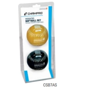 Weighted Training Softball Set - Basic Set: 11 & 12 Oz.