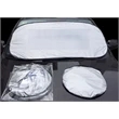 Car Windshield Sun Shade With Storage Pouch | https://www.bestnamebadges.com