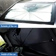 Car Windshield Sun Shade Umbrella | https://www.bestnamebadges.com