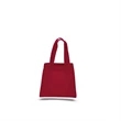 Mini Tote Bag with Self-fabric Handles (6 x 6) | https://www.bestnamebadges.com