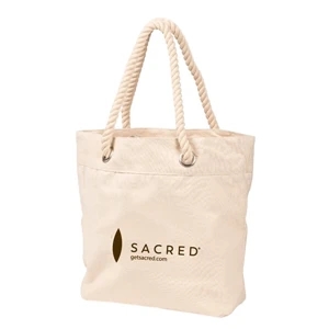 Trendy Rope Handle Tote (16.5 x 13.5 x 4.75)