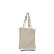 Canvas Book Bag with Gusset (10"W x 12"H x 3"D) | https://www.bestnamebadges.com