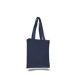 Canvas Book Bag with Gusset (10"W x 12"H x 3"D) | https://www.bestnamebadges.com