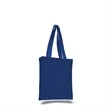 Canvas Book Bag with Gusset (10"W x 12"H x 3"D) | https://www.bestnamebadges.com