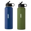 Stainless Steel Reusable Water Bottle | https://www.bestnamebadges.com