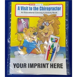 A Visit to the Chiropractor Coloring Book Fun Pack