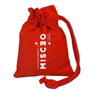 Cotton Coin Drawstring Pouch (4 x 5 )