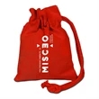 Cotton Coin Drawstring Pouch (4 x 5 ) | https://www.bestnamebadges.com