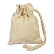 Cotton Coin Drawstring Pouch (4 x 5 ) | https://www.bestnamebadges.com
