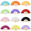 Paper Bamboo Folding Fan | https://www.bestnamebadges.com