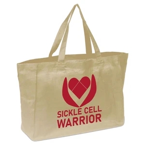 Cotton Shopper Tote (16 x 12 x 6)