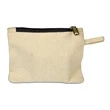 Canvas Card Pouch with Colored Zipper (5 x 4) | https://www.bestnamebadges.com