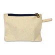 Canvas Card Pouch with Colored Zipper (5 x 4) | https://www.bestnamebadges.com