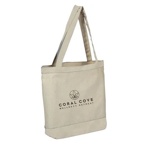 Canvas Color Accent Tote (16 x 14 x 4)