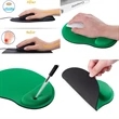 Ergonomic Mouse Pad With Gel Wrist Rest Support | https://www.bestnamebadges.com