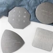 Customized 4'' Stainless Steel Coaster | https://www.bestnamebadges.com