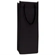 Single Bottle Wine Tote With Rope Handles (5 x 13 x 4) | https://www.bestnamebadges.com