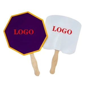 Square Hand Fans w/ Custom Imprint