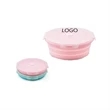 Folding Silicone Lunch Box w/ Custom Imprint | https://www.bestnamebadges.com