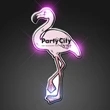 Flamingo Flashy Blinky Lights | https://www.bestnamebadges.com