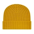 Premium Waffle Knit Cap with Cuff | https://www.bestnamebadges.com